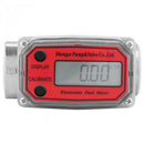 Digital Turbine Flowmeter 15-120L Fuel Flow Tester Npt Indicator Sensor Cou
