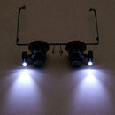 20X Glasses Type Magnifier Watch Repair Tool with Two LED Lights US