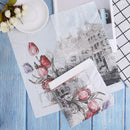 20pcs Flower Pattern Decoupage Napkin Paper Tissue for Xmas Wedding Decor OZ