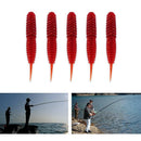 10Pc Soft Plastic Fishing Lures Grubs Worms Baits Trout-Bream 6cm