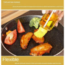 2 In 1  Resistant Oil Bottle Oil Brush 2 Pans