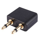 Audio jack conversion adapter (black) J7F2