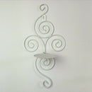 Wall Mounted Iron Tealight Votive Candle Holder Stand Home Decor White