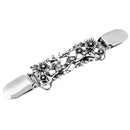 4 Piece Cardigan Jacket Sweater Shawl Clip Goalkeeper Collar Duckbill Metal