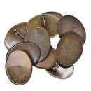 20x mixed color Brooch Blank Lapel Pin Badge Base Pin-Back Bezel Base 4x3cm