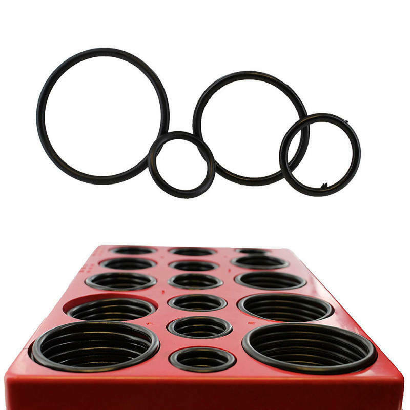 Rubber Gasket O-ring Kit Automotive Seal Universal 419 Pieces Assortment S OAO