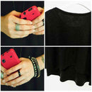 Womens Loose Casual Asymmetric Hem Long Sleeve Cotton Swing T-shirt Tops