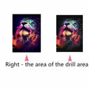 5D Diamond Painting Full Kit, Crystal Rhinestone Pasted Embroidery Pictures