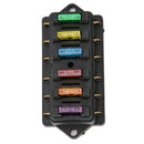 6 Way Fuse Holder Box Car Vehicle Circuit Blade Fuse Box Block + 6PCS Fuse UWG