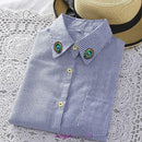 20pcs Peacock Eye Embroidered Cloth Iron On Patch Sew Motif Applique