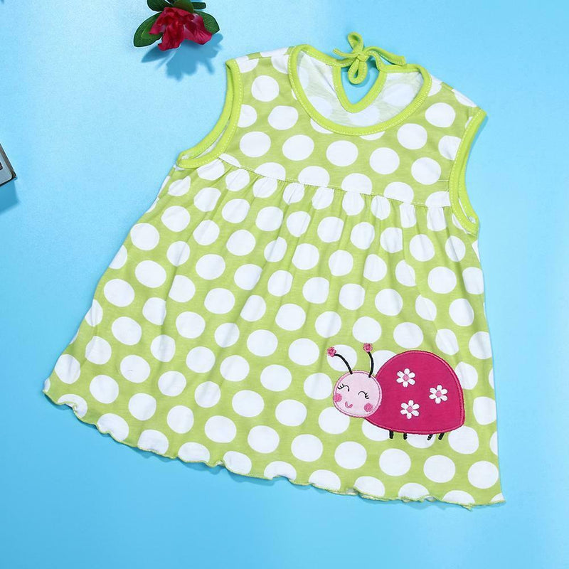 Children Gilrs Princess Dress Cotton Embroidery A-Line Sleeveless Dress