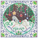 5D DIY Special Shaped Diamond Painting Christmas Rocking Horse Cross Stitch