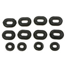 12 pieces of elastic rubber eyelet cover Fit for motorcycle car