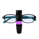 Car Sun Visor Sunglasses Dual Clip Eyeglasses Fastener Card Ticket Clamp Holder