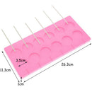 12 Cell Lollipop Silicone Mould Tray Candy Chocolate Cake Biscuit Baking Tool