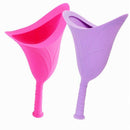 Purple Female Urination Device Women Pee Funnel-Portable Silicone Female Ur