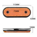 10X LED Side Marker Indicator Lights Lamp Caravan Truck Trailer Lorry