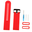 4Pieces Sports Silicone Wrist Band + Metal Buckle For Suunto  Watch