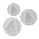 3pcs/set Christmas Tree Shape Spring Cutter DIY Cake Biscuit Baking Mold