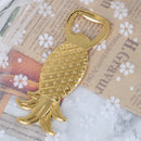 Glod Bottle Opener Pineapple Shape Beer Kitchen Tool Alloy Opener Wedding ToolJR