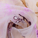 200x100cm Rose Beads Tulle Voile Window Curtain Drape Panel Scraf Valance Sheer