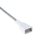 USB Male to Female Extension LED Light Adapter Cable Metal Flexible Tube