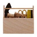 Scissor Hammer Tooth Saw Hammer Peg Touch Box with Handle Sewing Accessories