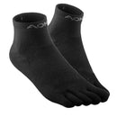 Nylon Women Men Sports Ankle Sock Running Hiking Camping Short Toe Sock Black