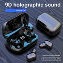 Wireless In-ear Earphones 5.0 Sport Stereo Earbuds Mini Headphones LED Display b