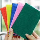 10pcs Scouring Pads Cleaning Cloth Dish Towel Colorful Home Scour Scrub_.
