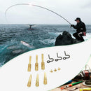 10pcs Enhanced Safety Lead Clips with Tail Hair Rigs Carp Fishing Tackle