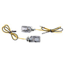 2Pcs LED motorcycle mini turn signal light blinker indicator lamp amber lj