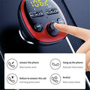 Car MP3 Player Bluetooth Fast Charger LED Screen Dual USB Cigarette Lighter