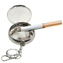 Portable Ashtray Car Cigarette Ashtray Stainless Steel Ashtray with Key ChaME