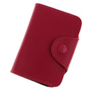 Card Holder Bank Credit Card ID Card Holder Case Bag Wallet rose red