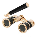 Black 3X25 Opera Binocular Coated Lens Telescope Opera Glasses Coated Theat S1R9