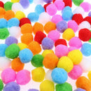 100pcs 40mm Colorful Felt Pompom Balls for Christmas Crafts Embellishments