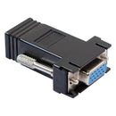 VGA Extender Female/Male to Lan Cat5 Cat5e/6 RJ45 Ethernet Female Adapter N U9A1