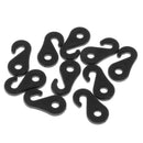 10Pcs/set Fasten Hook for Tent Awning Tie Rope Bungee Cord End 2.7cm for sport
