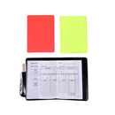 Professional soccer referee wallet football red card yellow card pencil log Ho%x
