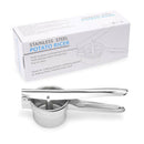 Stainless Steel Potato Ricer, Potato Masher with 3 Interchangeable Discs for