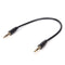 Earphone Headphones Audio Splitter Adapter w/ Connect Cable For Ipod Black FS3C
