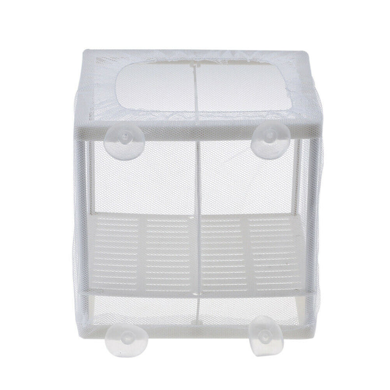 Aquarium Fish Tank Guppy Breeding Breeder Baby/Fry Net Trap Box Hatcher  FT