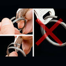 4X(Titanium Alloy Hanging Ring Outdoor Small Tool Key Ring Mountain ClimbinN8P4)