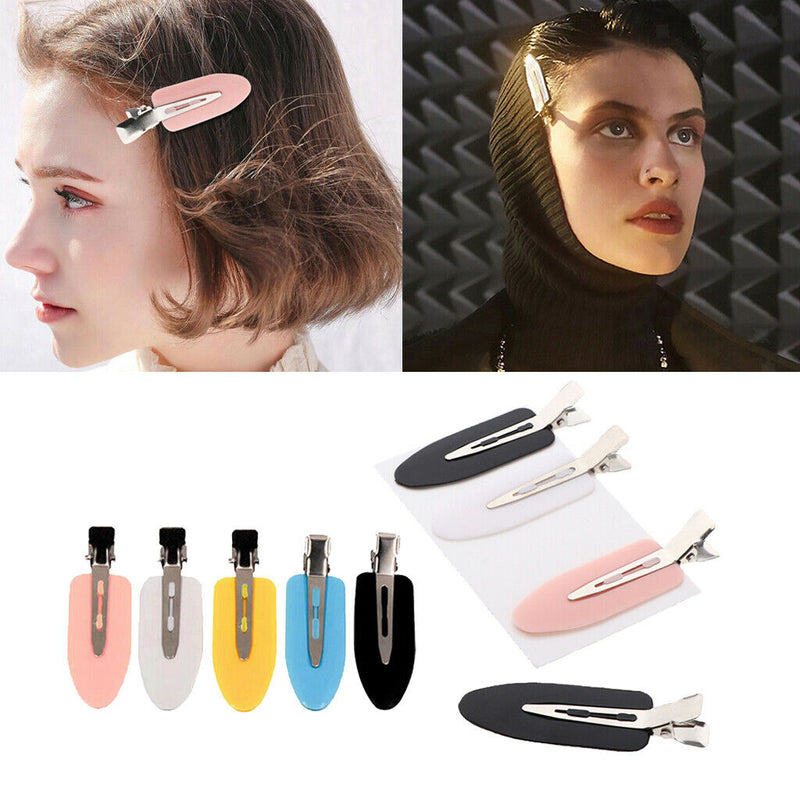 9 Pcs No Bend Hair Clip No Crease Clips Perming Makeup Clamps for Hair Bangs