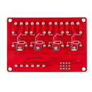 5V High / Low Level With Trigger Opto-isolator 4 channels Power relay moduleV9Q5