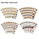 10pcs Cartoon Kids Toys Bubble Dinosaur Stickers School Reward Foam Stickers