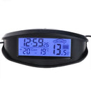 Digital Car LED Clock Thermometers Voltmeter Time Alarm Backlight Outdoor Indoor