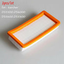 2pcs Vacuum Cleaner Filter Flat Fold Filter for Karcher DS5500 DS5600 DS5800,