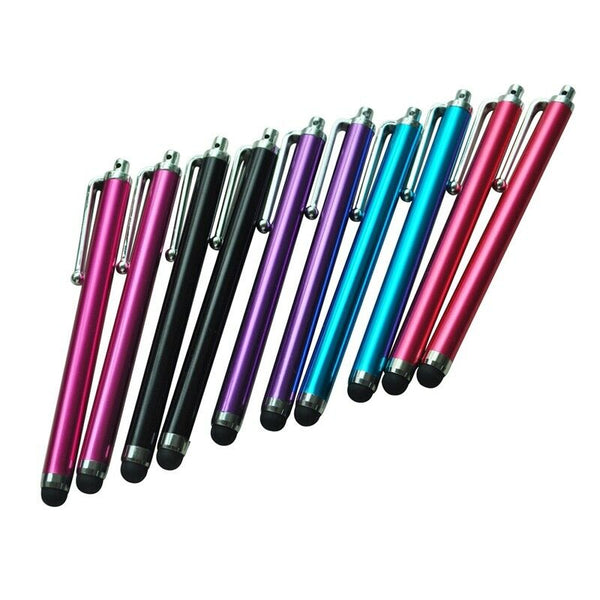 10 Pcs Stylus Set Aqua Blue/Black/Red/Pink/Purple Stylus/styli Touch Screen O8W5